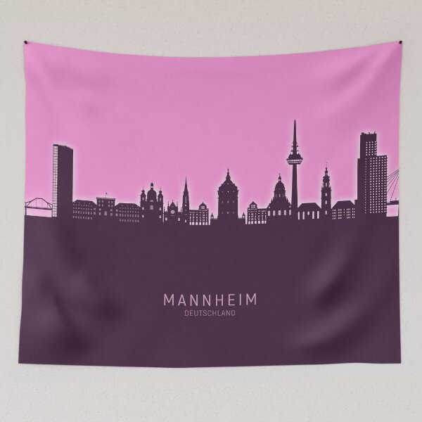 Item preview, Mannheim Germany Skyline designed and sold by ArtPrints.