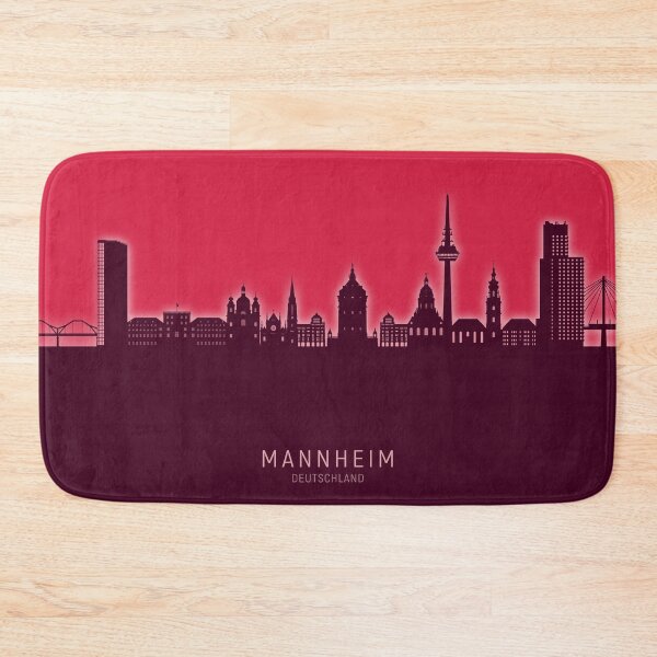 Item preview, Mannheim Germany Skyline designed and sold by ArtPrints.