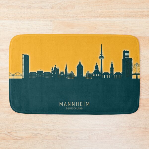 Item preview, Mannheim Germany Skyline designed and sold by ArtPrints.