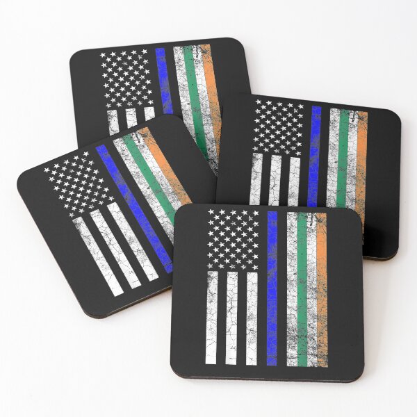Item preview, Police Officer Cop St Patrick's Day Irish American Flag  designed and sold by mylahKristian.