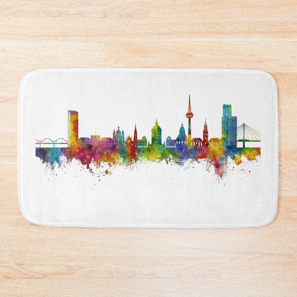 Item preview, Mannheim Germany Skyline designed and sold by ArtPrints.