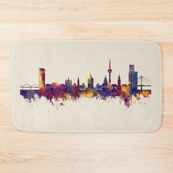 Item preview, Mannheim Germany Skyline designed and sold by ArtPrints.