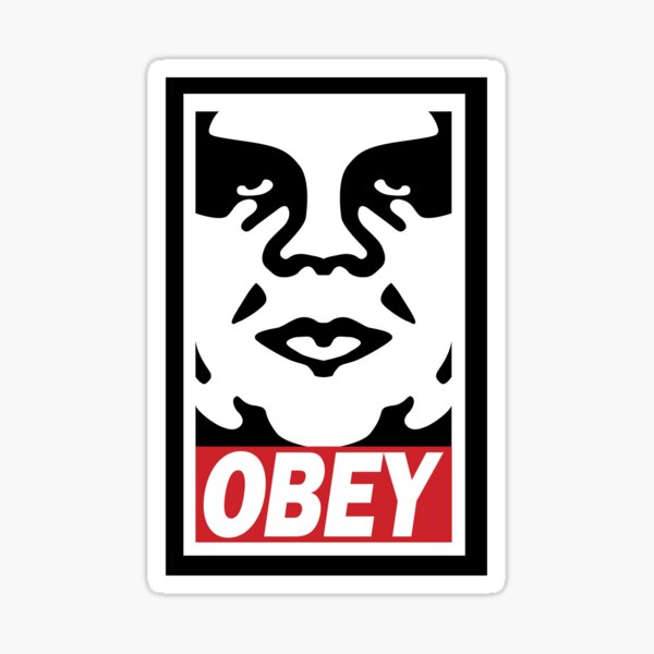 OBEY GIANT Shepard Fairey 3 STICKER LOT Set #21 *BRAND NEW* Cash for Chaos Andre 
