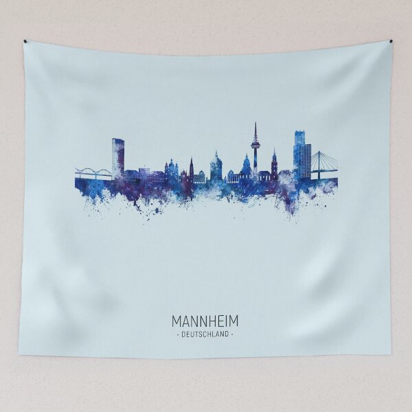 Item preview, Mannheim Germany Skyline designed and sold by ArtPrints.