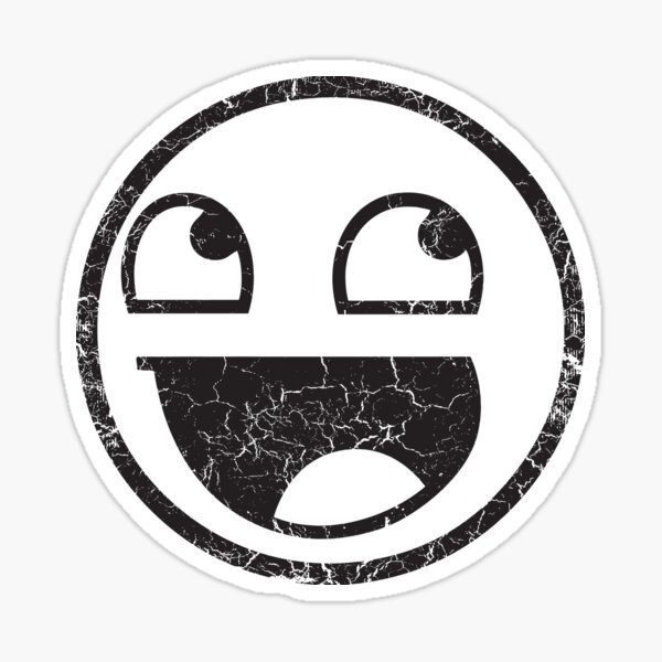 Epic Face Shirt Sticker for Sale by Cosmo Harbison