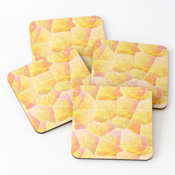 Item preview, Gradient Facets // Golden Yellow designed and sold by The Wellington Boot.