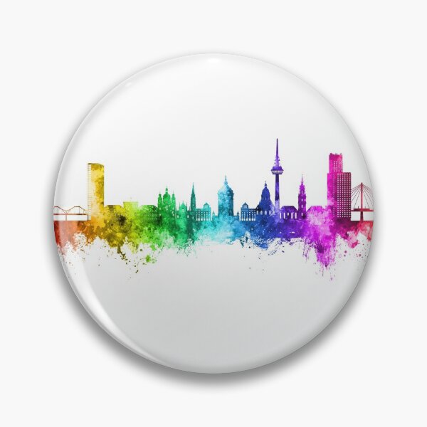 Item preview, Mannheim Germany Skyline designed and sold by ArtPrints.
