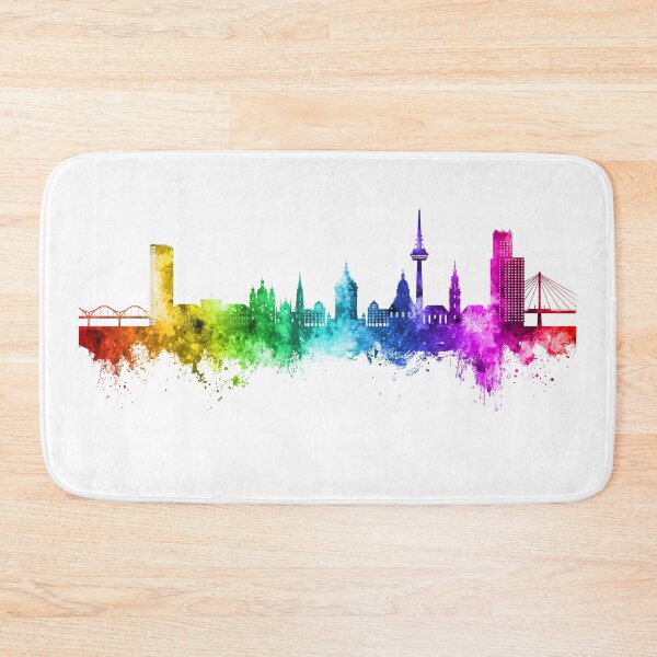 Item preview, Mannheim Germany Skyline designed and sold by ArtPrints.