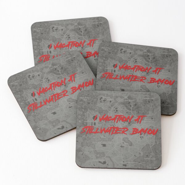 I vacation at Stillwater Bayou Coasters (Set of 4)