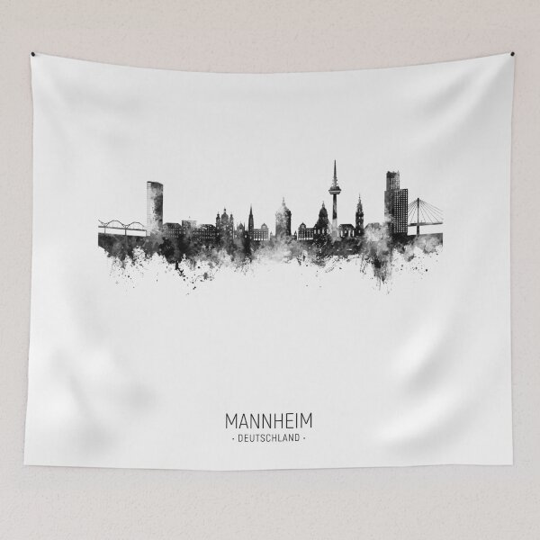 Item preview, Mannheim Germany Skyline designed and sold by ArtPrints.