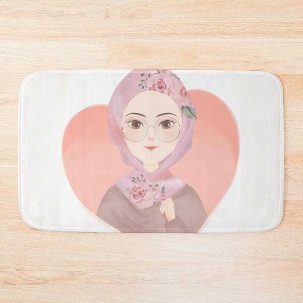 Item preview, Beautiful girl canvas with glasses and flower scarf designed and sold by chicsignzodiac.