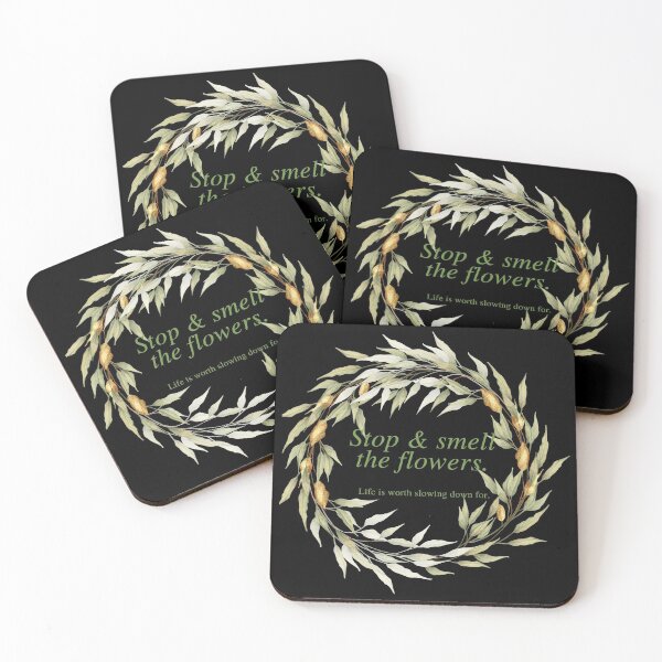 Item preview, Stop & Smell The Flowers. Life Is Worth Slowing Down For designed and sold by PandaSoul.