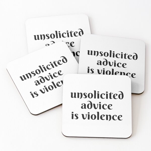 Item preview, unsolicited advice is violence designed and sold by endosucks.