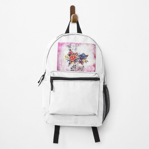 Artikelvorschau, Mixed Media Pink Floral entworfen und verkauft von PencilandBrush.