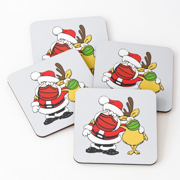 Item preview, Christmas Santa And Deer  designed and sold by PeachyTeesShop.
