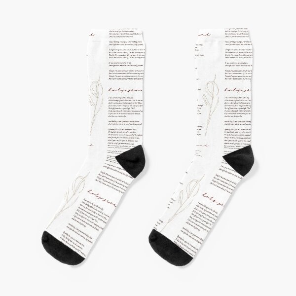 Taylor Swift Folklore Socks for Sale