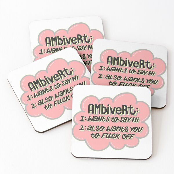 Item preview, Ambivert Meaning Hand Lettered Quote, Introverts, Extroverts designed and sold by Letters0fLuna.
