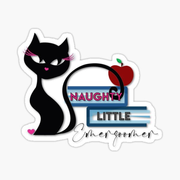 Naughty Little Emerzoomer Sticker