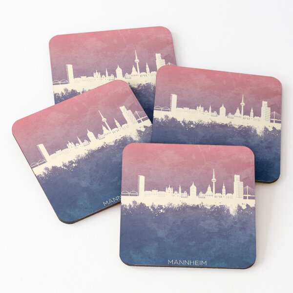 Item preview, Mannheim Germany Skyline designed and sold by ArtPrints.