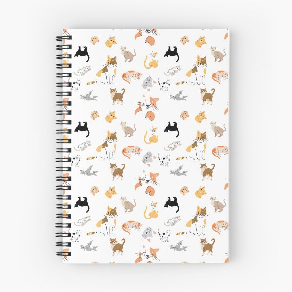 Item preview, Cute cat pattern seamless funny kittens with black cat designed and sold by LeBreab.