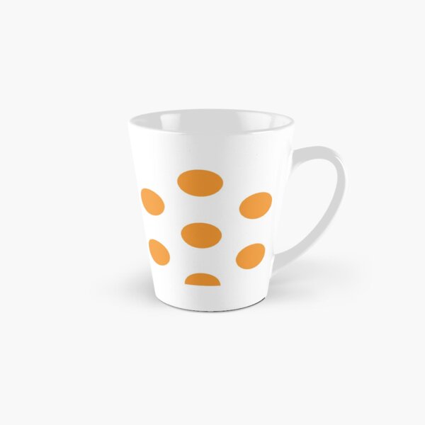 Tasse vintage émaillée à pois orange Tasse liquide