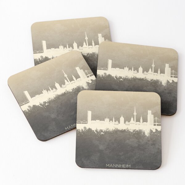 Item preview, Mannheim Germany Skyline designed and sold by ArtPrints.