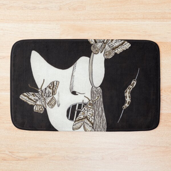 Item preview, Hannibal Mask and Black Witch Moths designed and sold by paintingbetween.
