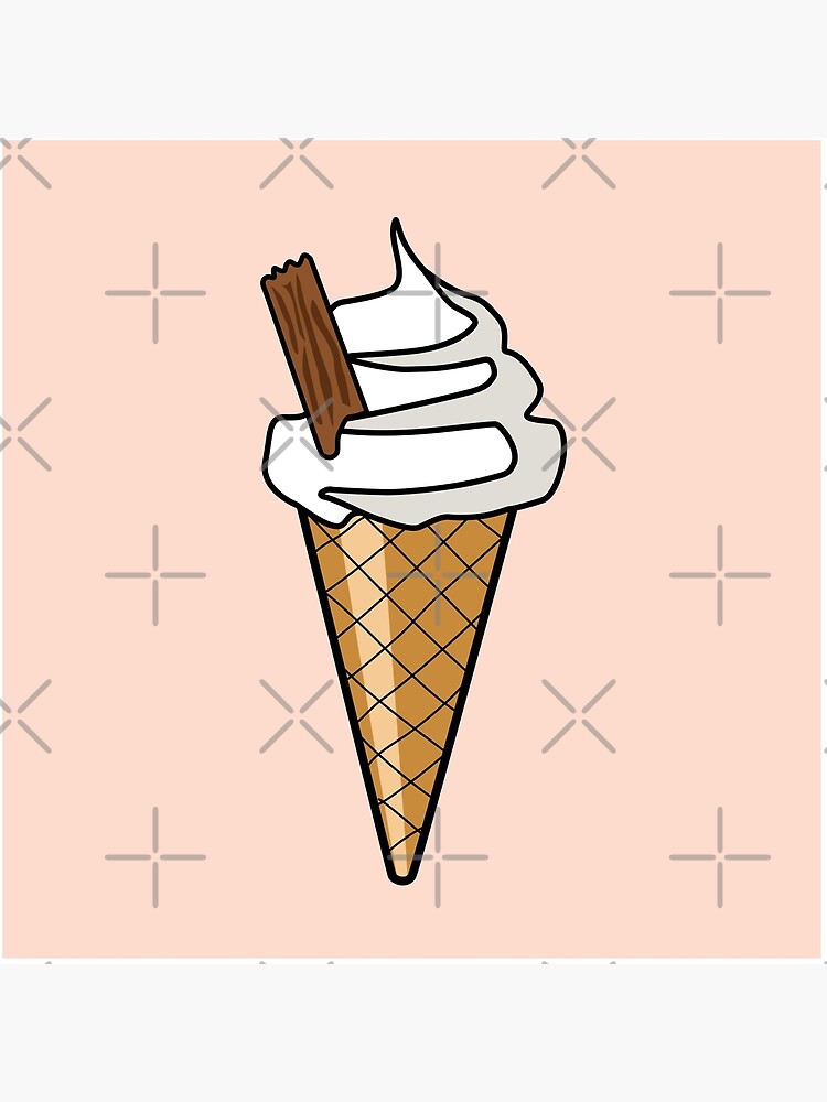 Cute Ice Cream Scoop | Art Board Print