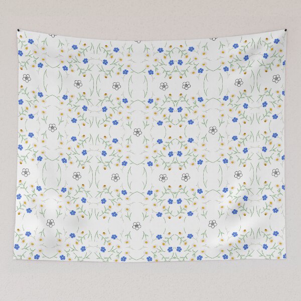 Item preview, Forget-Me-Nots and Daisies designed and sold by VV-2020.