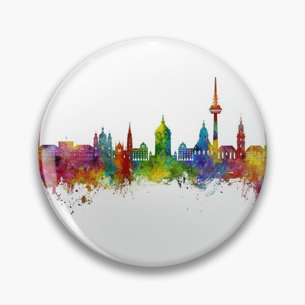 Item preview, Mannheim Germany Skyline designed and sold by ArtPrints.