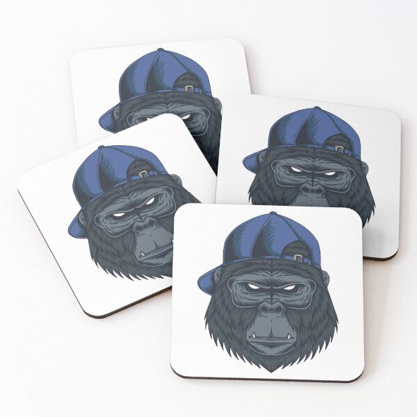 Item preview, Gorilla head Cap vector designed and sold by sevenforArt.