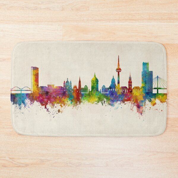 Item preview, Mannheim Germany Skyline designed and sold by ArtPrints.