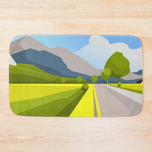 Item preview, Road drawing  Road picture  Mountain vector  Mountain color designed and sold by PicForHome.
