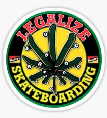 Legalize Skateboarding Sticker