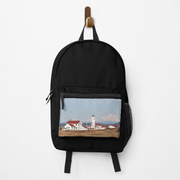 Item preview, Point Wilson Light Station and Mount Baker designed and sold by Lynn Bawden.
