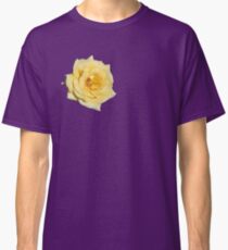 Yellow Rose on Purple Classic T-Shirt