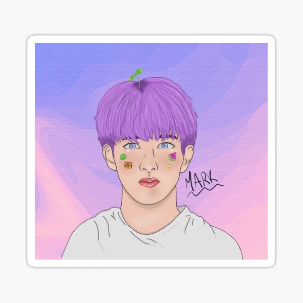 "Mark cartoon" Sticker for Sale by Lucifernal | Redbubble