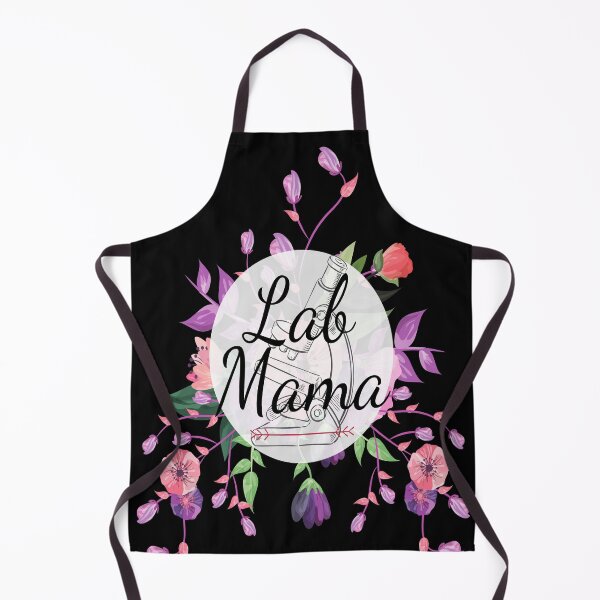 Item preview, MEDICAL LAB SCIENTIST TECH LAB MAMA FLORAL MICROSCOPE  designed and sold by Hippiesole.