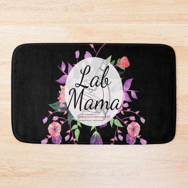 Item preview, MEDICAL LAB SCIENTIST TECH LAB MAMA FLORAL MICROSCOPE  designed and sold by Hippiesole.