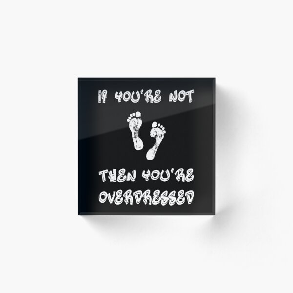Barefoot - Preferably Barefoot On The Island Acrylic Block