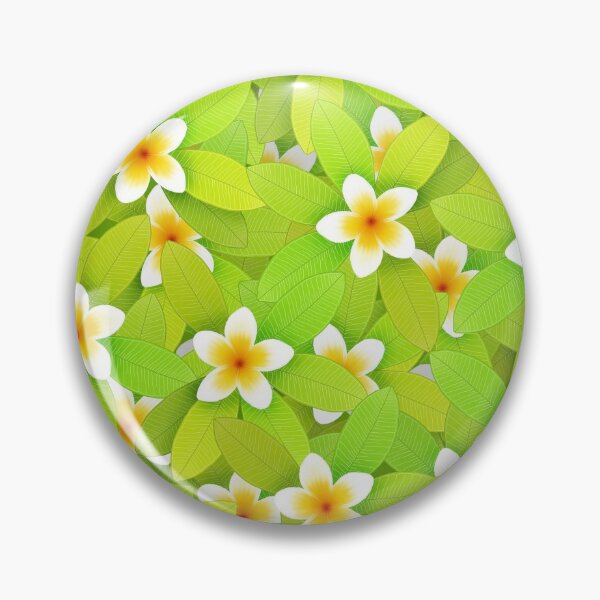 Item preview, Green Leaves And Beautiful White Flowers designed and sold by sasijaya.