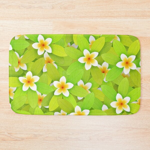 Item preview, Green Leaves And Beautiful White Flowers designed and sold by sasijaya.