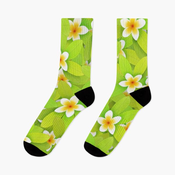 Item preview, Green Leaves And Beautiful White Flowers designed and sold by sasijaya.