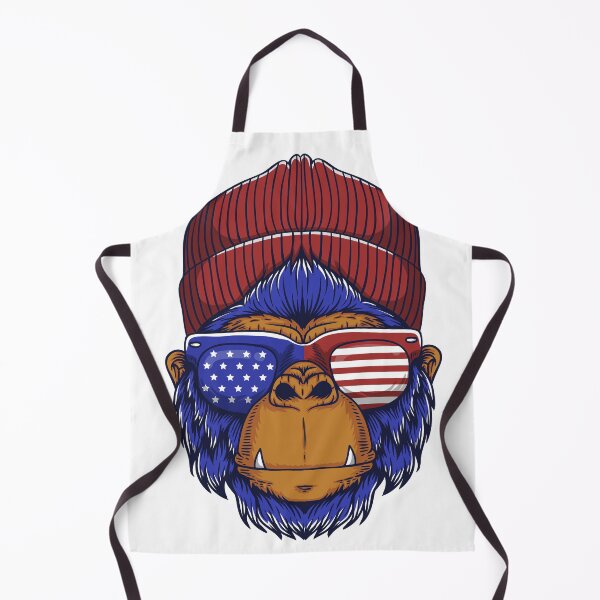 Item preview, Gorilla head USA designed and sold by sevenforArt.
