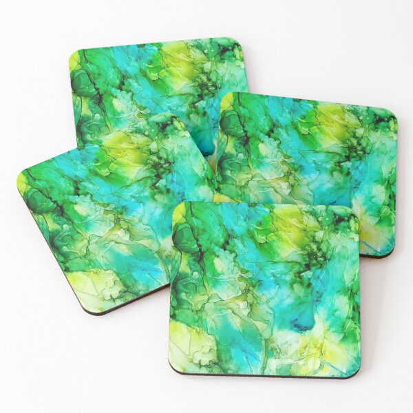 Item preview, Alcohol Ink Abstract Earth River designed and sold by Jean-Marie-Art.