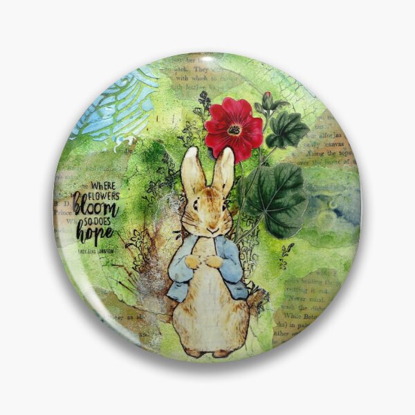 Artikelvorschau, Mischtechnik Peter Rabbit entworfen und verkauft von PencilandBrush.