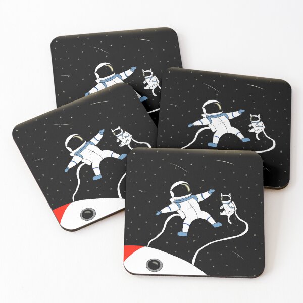Item preview, Astronaut and his catstronaut designed and sold by noahtnart.