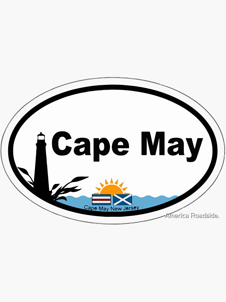 "Cape May New Jersey." Sticker for Sale by ishore1 Redbubble