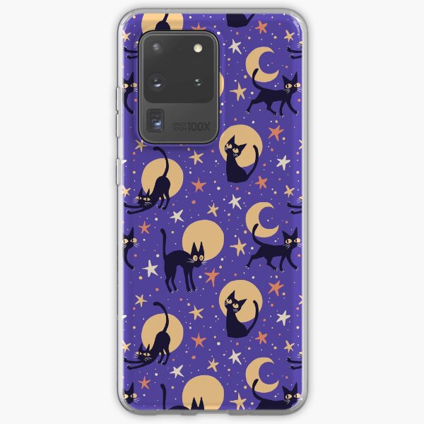 Item preview,  Moonlit Cats on Blue designed and sold by Paisley Yazel.