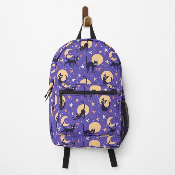 Item preview, Moonlit Cats on Blue designed and sold by Paisley Yazel.